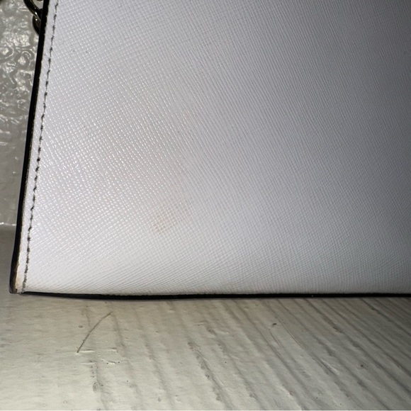 Kate Spade Carson Saffiano Leather Convertible Crossbody Warm Beige Multi Gold - Picture 14 of 16